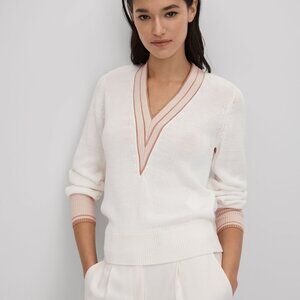 REISS Tor v-neck sweater XS